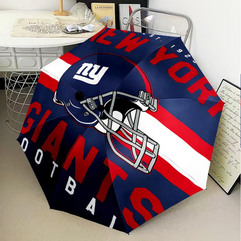 New York Giants Helmet Umbrella Folding umbrella, automatic umbrella 8-Frame for Travel, camping Use Gift for Halloween Christmas