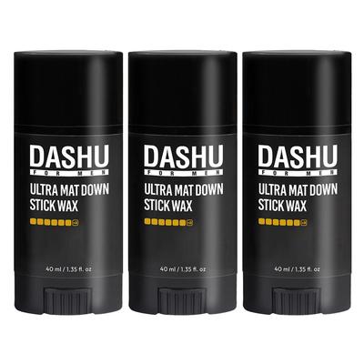 Cera em bastão Premium Ultra Matte Down para homens, 40ml, 3 unidades
