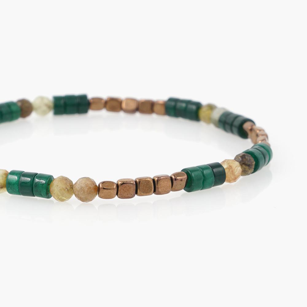 Jbans Classic 4Mm Euryodes Diorite Mix Gemstone Bracelet (C2403Ac1197_Gn)