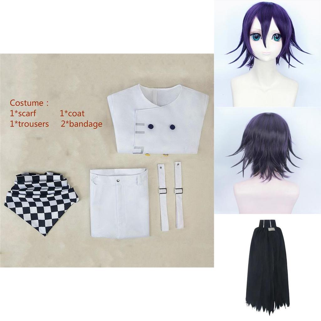 Authentic Danganronpa V3 Ouma Kokichi Cosplay Costume Full School Uniform Set