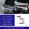 For Toyota 4runner 2010- Carbon Fiber Front and rear headlight trim panel Cover Car Accessories Exterior Decorative Stickers