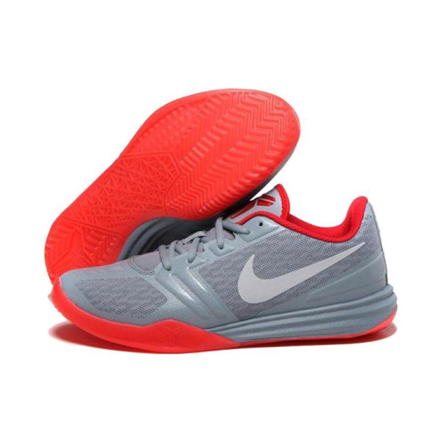 Nike KB Mentality Dove Grey Unisex Sneakers University-Red-Bright-Crimson-Metallic-Platinum 704942-007