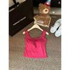 Pure wind design sense lace-up sleeveless vest female summer with chest pad outside wear with short sweet and spicy beauty back top