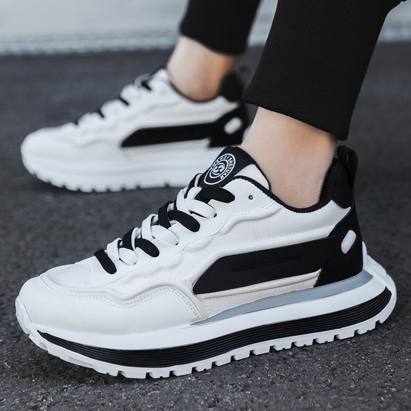 

Мужские дышащие повседневные белые кроссовки для осени и зимы 2024 года с нескользящей подошвой 43