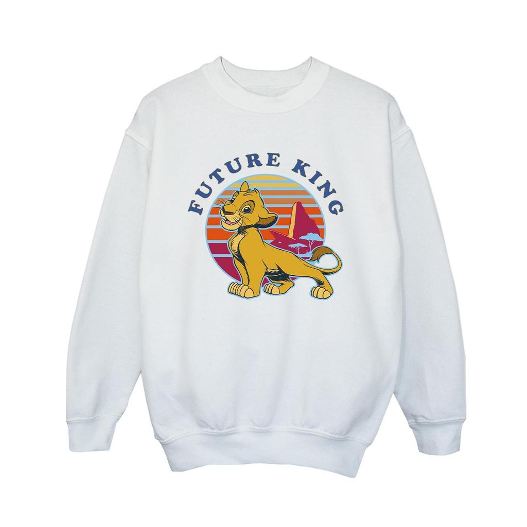 Disney Jungen-Sweatshirt „The Lion King Future King“.