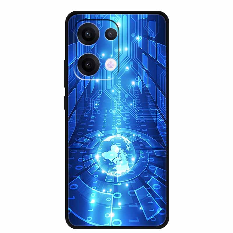 TPU Case For OPPO Reno 13 5G Phone Case Coque Shocproof Black Silicone Soft Back Cover For OPPO Reno 13 Reno13 Pro Case Funda