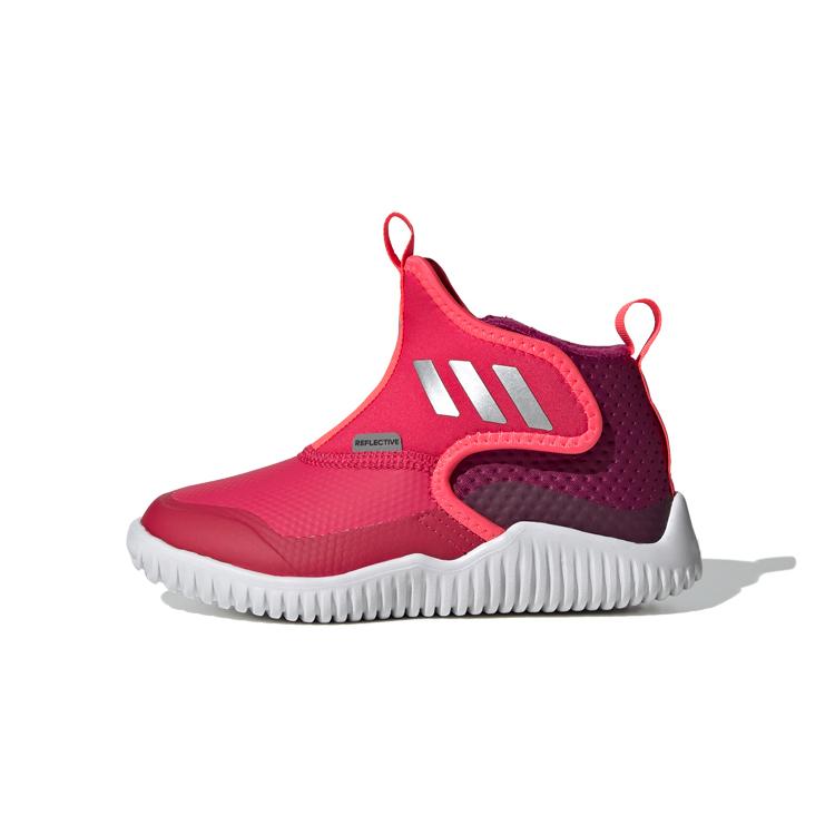 Adidas Rapidazen C Rdy C Fabric Casual Slip Resistant Mid top Kids Running Shoes Pink Purple White FV2599 30.5