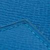 Hermes Too Doo 37 Clutch bag Blue Zanzibar Blue / grauer Filz/Epsom Unisex Gebraucht