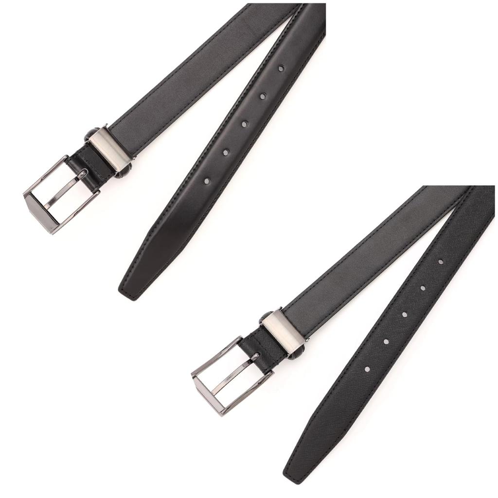 Set of 2 Adjustable Belts to to with Genuine Business Suit Belts for Standard Total Length 110cm to 95cm 30mm Obi Aoki (Up 95cm/Up 130cm) Box.