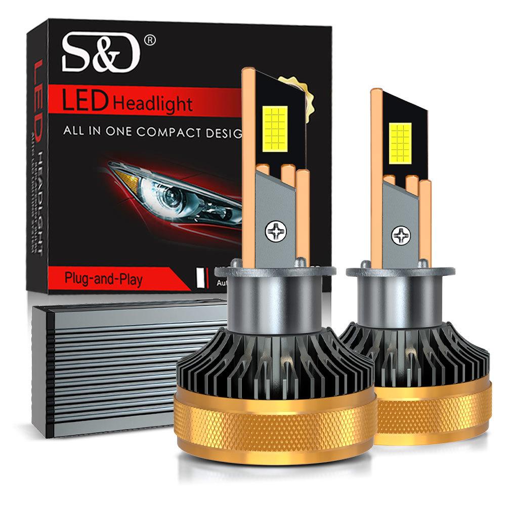 2 Stück H1 H4 H7 LED Scheinwerferlampen Canbus H8 H11 9005 HB3 9006 HB4 9012 Hir2 Turbo Autoscheinwerfer 140W 60000LM 12V 24V Auto 10 Kupferrohrlampe 6000K