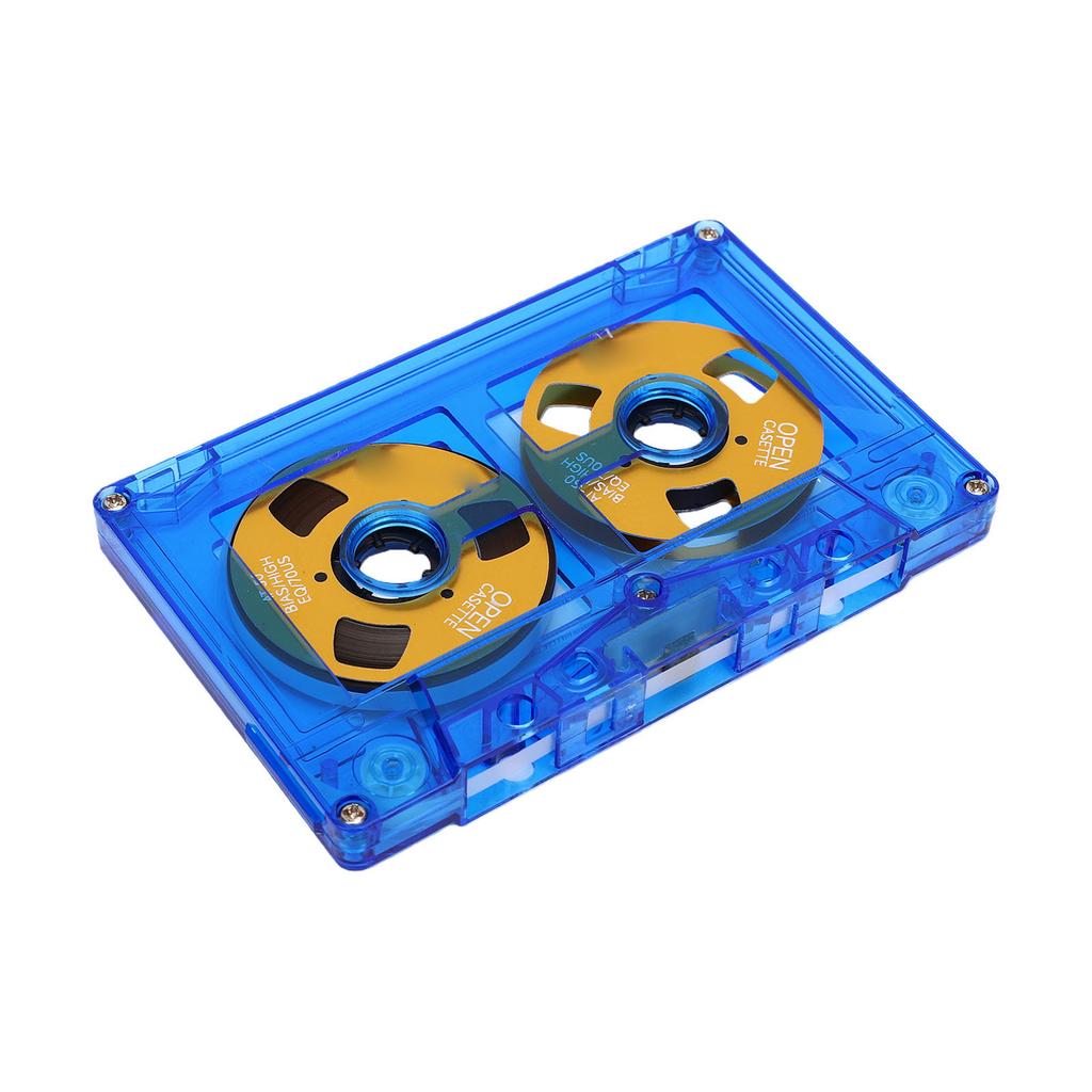 Reel to Reel Cassette Tape Double Sided Sound Cassette Tape with 50 Minutes Recording Time Normal Bias for Music