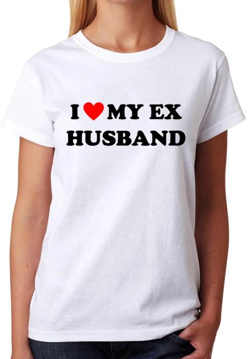 I Love My Ex Husband T-Shirt L