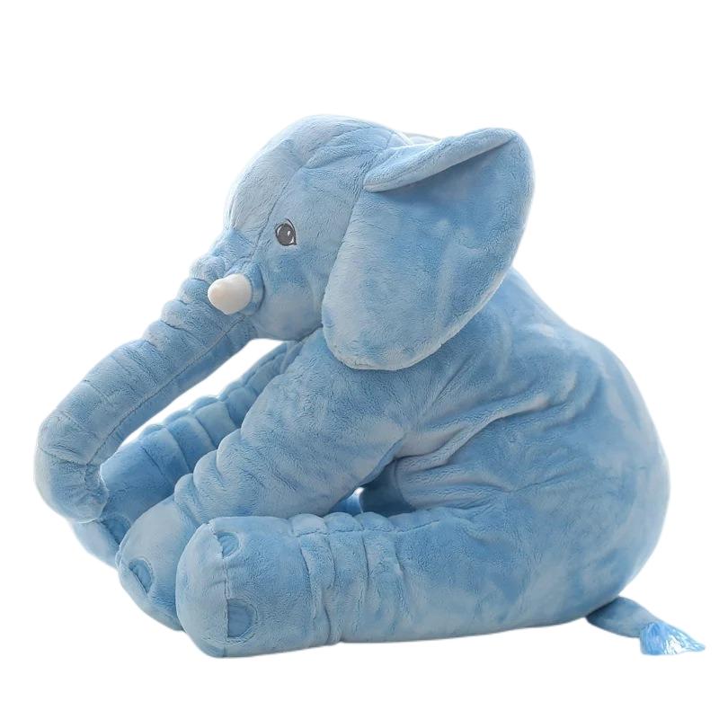 Cute Elephant Stuffed Plush Pillow Doll Back Cushion Home Decor Kids Gift Toy