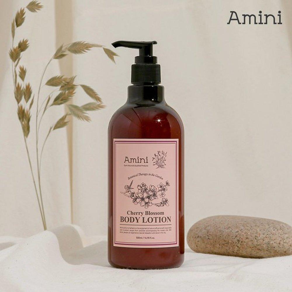 AMINI Body Lotion Flower Therapy Cherry Blossom 500ml X 2