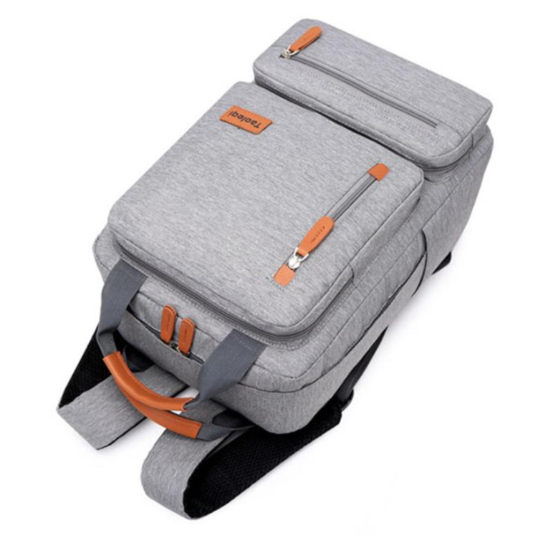 Casual Business Rucksack Für Männer Licht 15 zoll Laptop Tasche 2023 Wasserdichte Oxford Tuch Dame Anti-diebstahl Reise Rucksack grau
