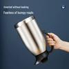 Stainless Steel Double-Layer Vacuum Thermos Flask Rooster Ji Gong Pot - Large Capacity Hot Water Bottle for Home Use