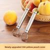 1PCS Stainless Steel Yellow Peach Pitter Peach Digging Knife Digging Tool for Removing The Core of The Peach Fruit Pit
