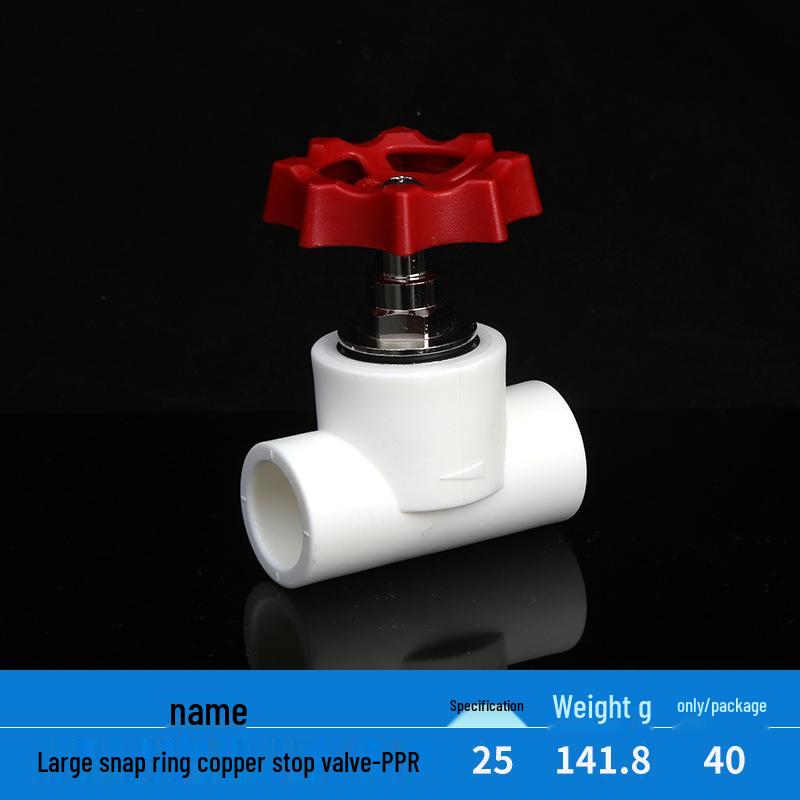 Home PPR Stop Valve for Hot & Cold Water - All Copper Core