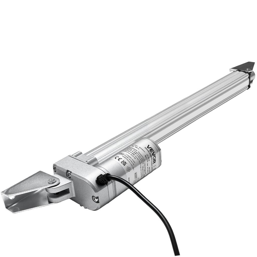 VEVOR 12V Linear Actuator, 304.8mm Stroke IP65 Waterproof Linear Actuator, 3000N 5mm/s Motion Actuators with Mounting Bracket for Solar Trackers