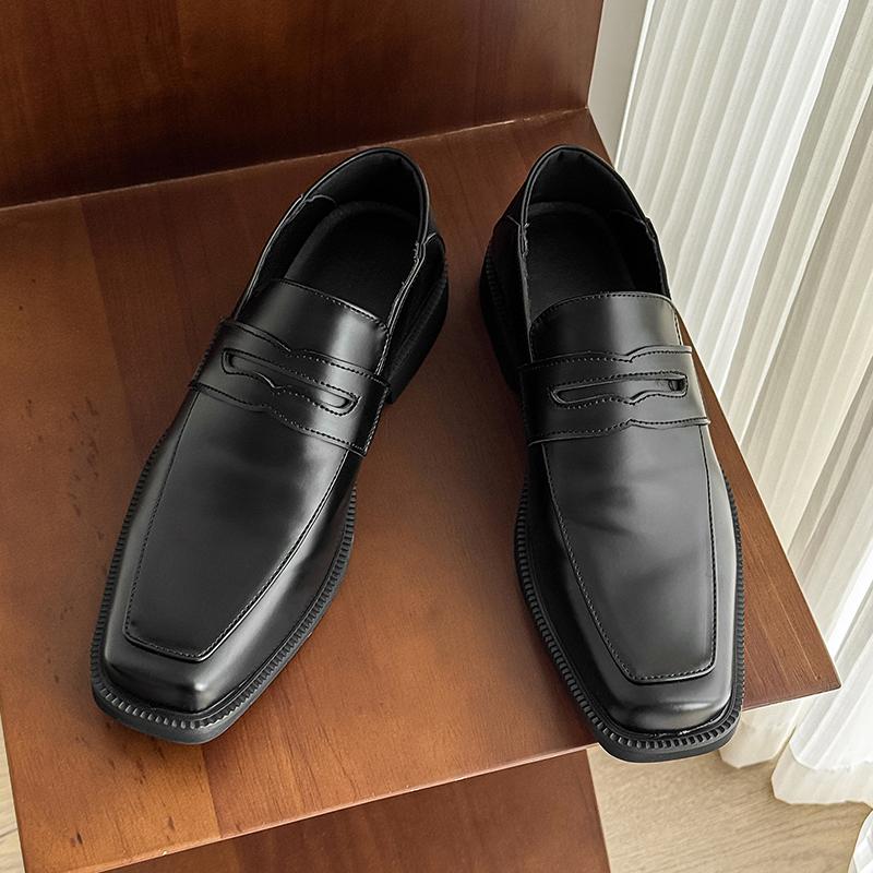 Leisure Walk Men's Loafers Lightweight Casual Shoes Simple Driving Shoes Soft Sole Slip-on Business Shoes Comfy Male Moccasins