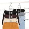 Metal Trouser Hanger Adjustable Clips Clip Hanger New Multi Layer Hanger  Closet Organization