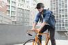 TRADE ONE Bicycle Size Suitable for Elementary Schoolers To SG Mark Matte 60187 Helmet, Adjustable, Adults, Certified, Unisex, Lightweight, Black,
