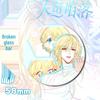 Anime Character Button Pin Brooch – Two-Dimensional Charm for Fall Conventions