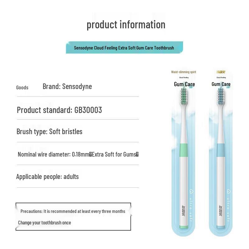LS Ling Cloud Feeling Gum Care Toothbrush 5-Pack