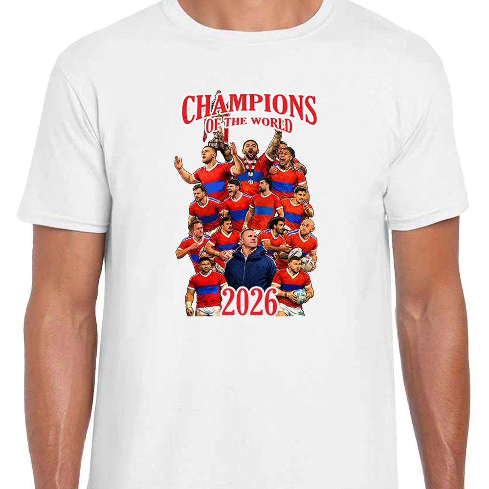Hull KR Champions Of The World 2026 Unisex White T-Shirt Tee S-XXXL XL