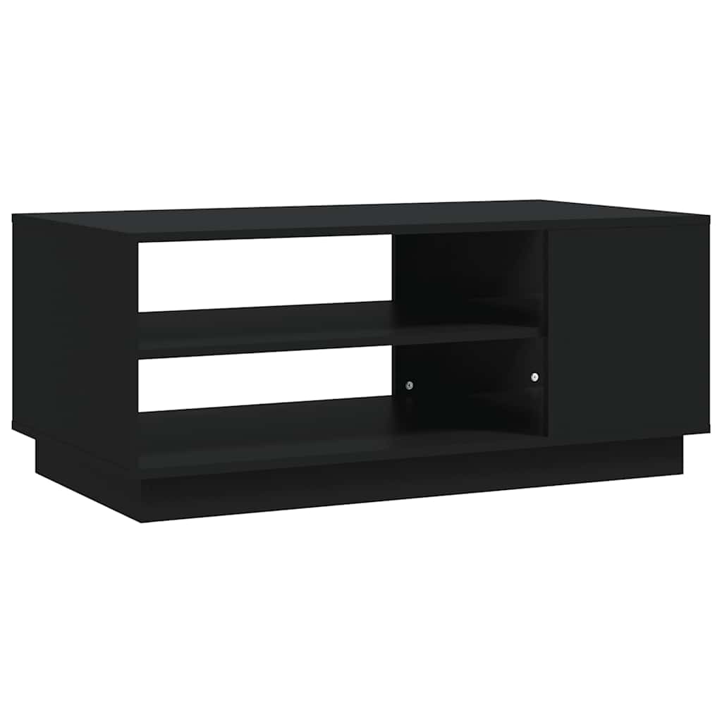 Coffee Table Black 102 X 55 X 43 Cm Particleboard