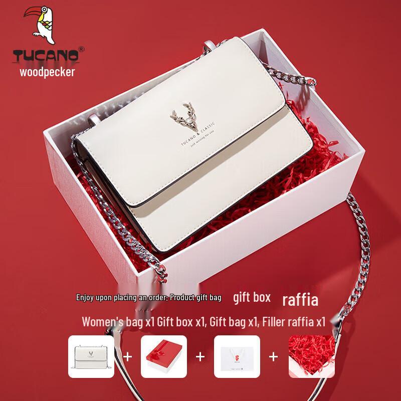 TUCANO Women's Small Square Chain Shoulder Bag