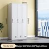 Multi-Door Steel Storage Locker with Lock for Dorm, Bathroom, or Apartment
