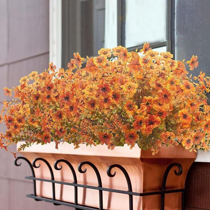 Artificial Autumn Flowers Silk Plant Fall Decor For Thanksgiving And Halloween Celebrations