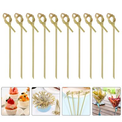 200 palitos de bambú para aperitivos, sushi y cócteles.