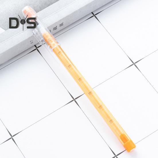 10 Pcs Translucent Pencil Non-Sharpening Stackable Pencils Multipoint Pop Up Plastic Pencil with Erasers for School Office Drawing