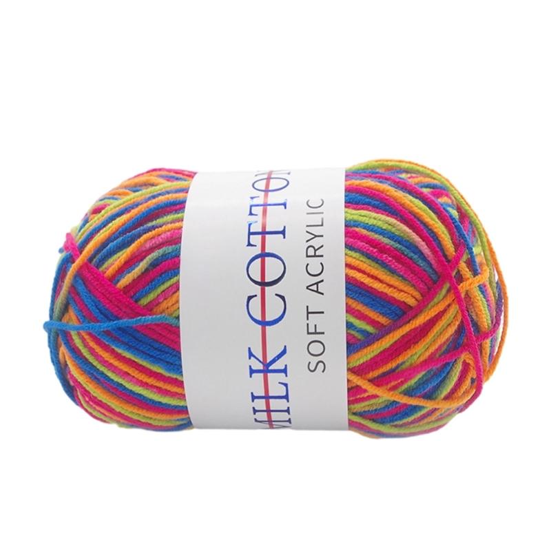 

В’язання гачком М’яка акрилова пряжа В’язання Пряжа для ручного плетіння В’язання Одяг Ремесло Сумка Шапка Светр Шарф Саморобка