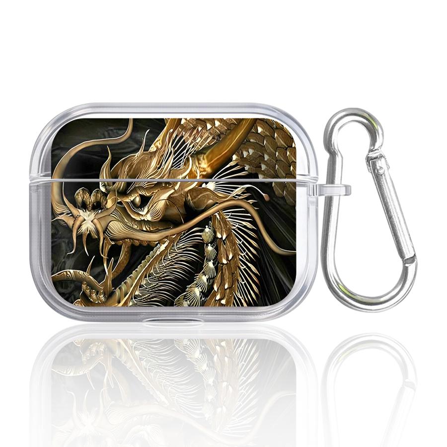 Case For Airpods 1 Pro3 Pro Pro2 4 2 3 Clear Earphone Cases Cover Animal Tiger Dragon