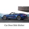 Car Styling Side Body Badge Emblem Decal Car Door Side Stripes Stickers for Renault Sport Duster Megane 2 3 Accessories S888