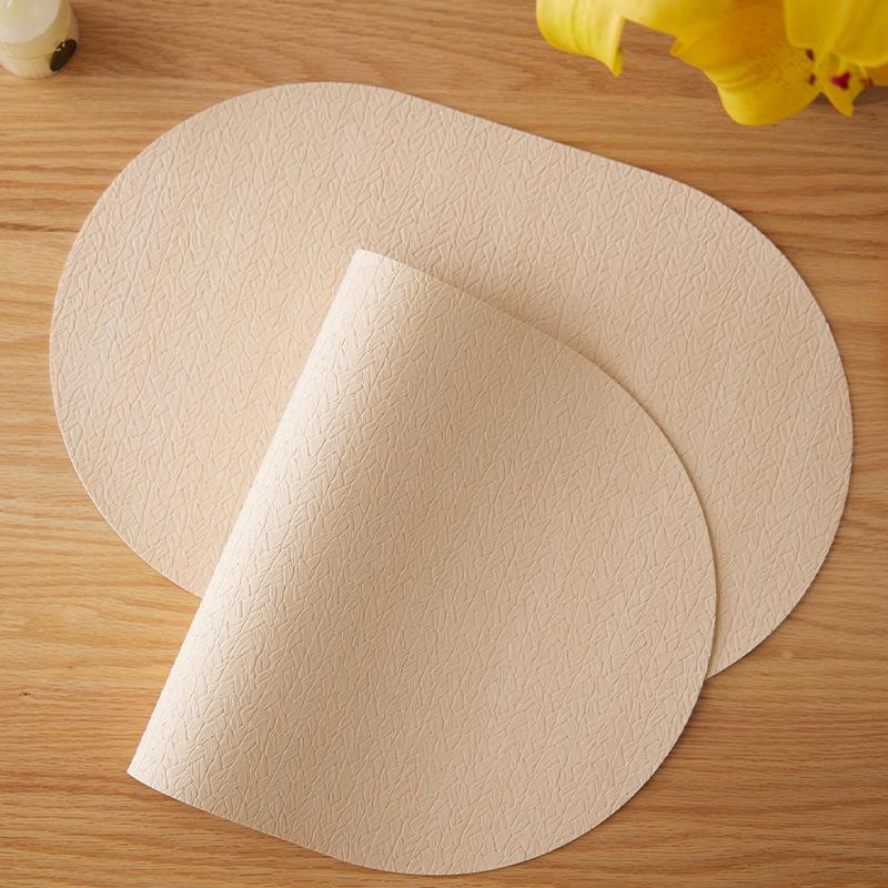 Imitation Corn Husk Woven Pattern Desk Mat, Waterproof Oil Stains, Heat-insulating Bowl Mat, Insult Placemat, Coaster, Tableware, and Tabletop