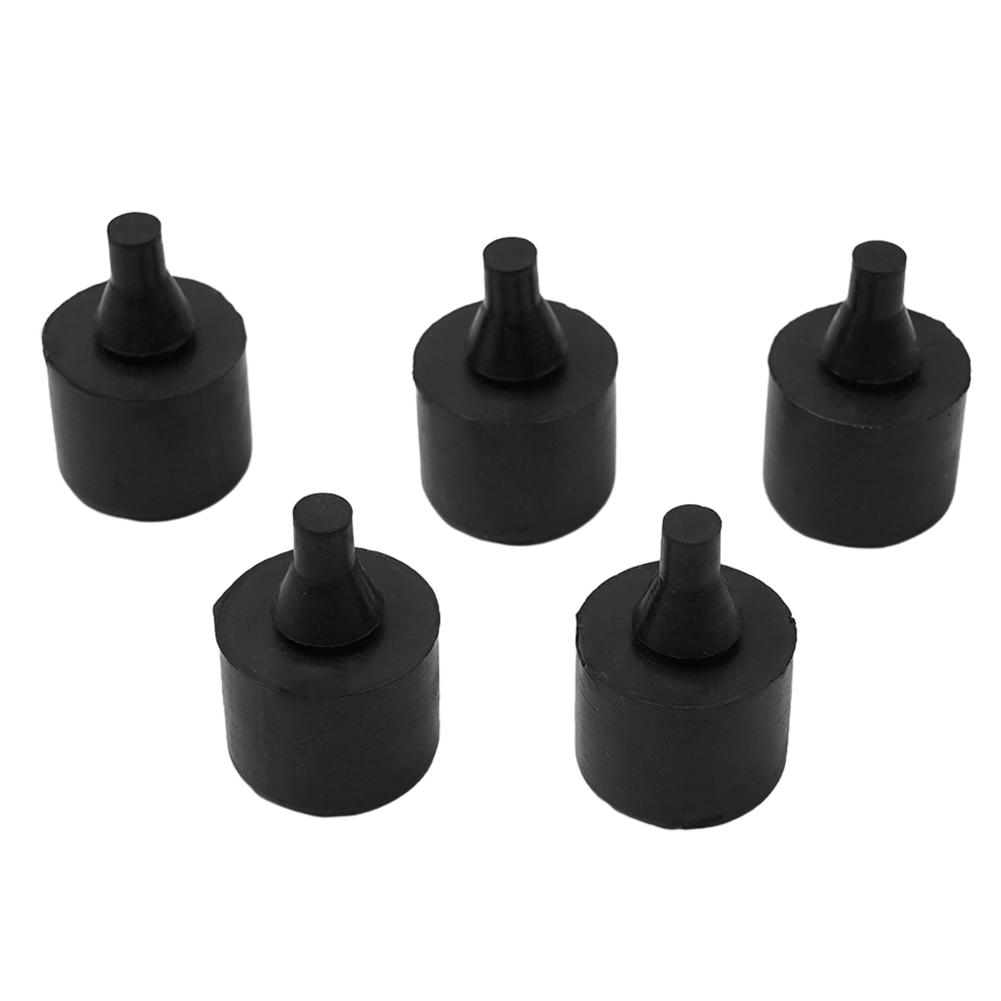 Anti-Collision Rubber Pier High Quality Rubber Buffers 5Pcs Automotive Tools Brand New Door Bumper Stop 5 Piece