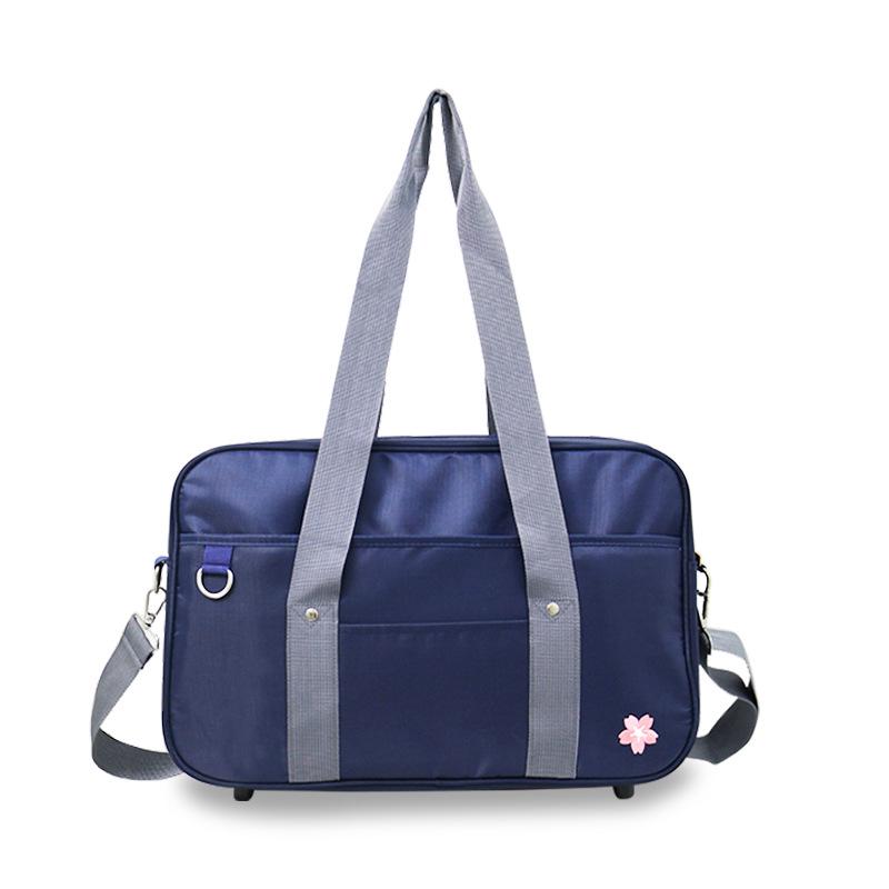 

Authentic Japanese Embroidered JK Uniform School Bag - Shoulder, Laptop, Handbag темно-синього кольору