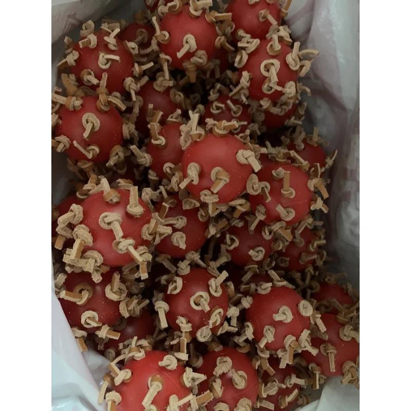 Bird Ball Chew Toy with Knots 4cm Dia Foot Toy Suitable for Amazon Parrot Macaw Eclectus African Grey Cockatoo