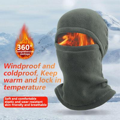 Autumn Winter Warm Head Cover One Mask Neck Sports Cap Riding Warm Windproof Ski Hat Shaker Fleece