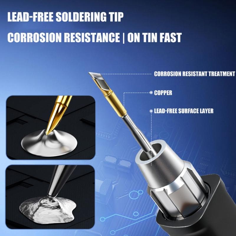 Digital Display Soldering Iron with High Power Output Intelligent Constant Temperature for Precise Welding Tool