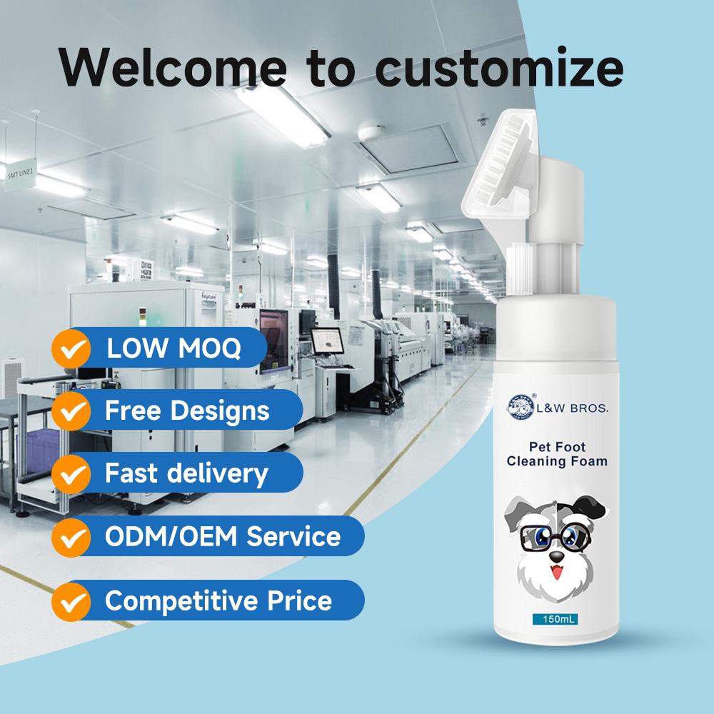 Factory ODM OEM Wash Tool Portable Pet Paw Cleaner for Dogs Paws Washer Dog Cat Paw Cleaning Foam Dog Feet Cleaner