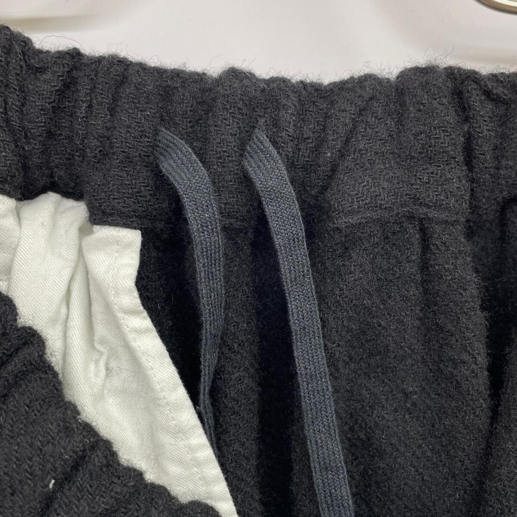 COMMEdesGARCONS Comme Comme Black AD2024 RN-S003 Wool Felted Skirt skirt XS blackUsed