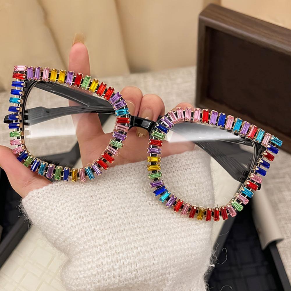 

Steampunk Large Frame Eyewear INS Women Spectacles Convenient Beach Party Sun Glasses Unisex Colorful