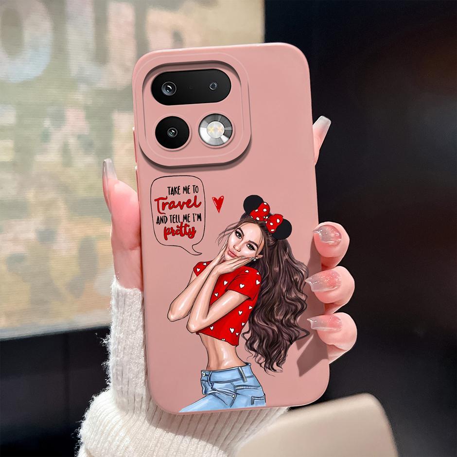 Case For OPPO Realme 16 Pro 16 Pro Plus Cute Kitten Avocado Full Protection Shell For Realme 16 Pro+ Liquid Silicone Back Cover