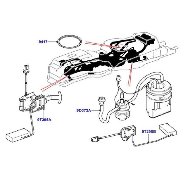 WGI500060 Fuel Level Sensor A2C50109880 A2C59514529 WG1033070 For Land Rover DISCOVERY III (L319) 2.7 TD TDV6 4.4 4x4 2004-2009