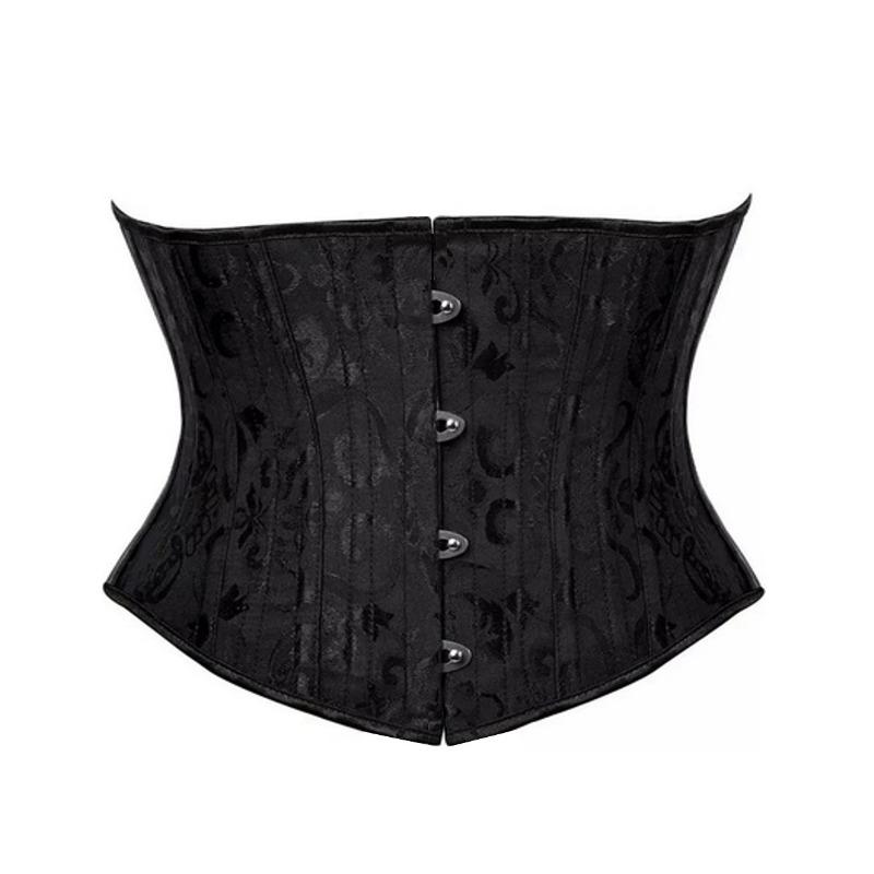 European Palace Style Short Steel Bone Corset Shaping Waist Cincher Tummy Control Shapewear